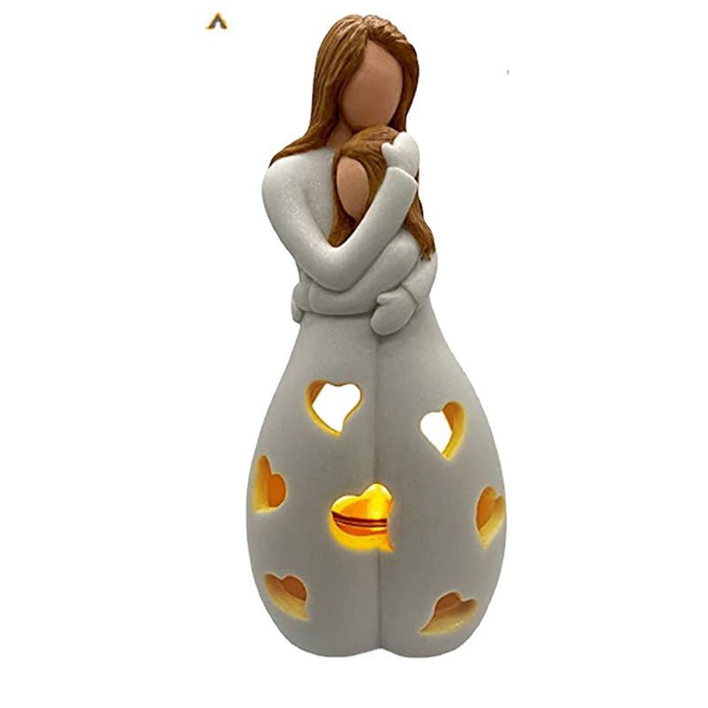 Mother's Day Gift Resin Candle Lampshade Ornament | Luxury Home Accessories | Heulog Glow