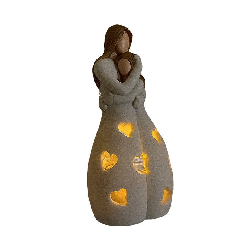 Mother's Day Gift Resin Candle Lampshade Ornament | Luxury Home Accessories | Heulog Glow