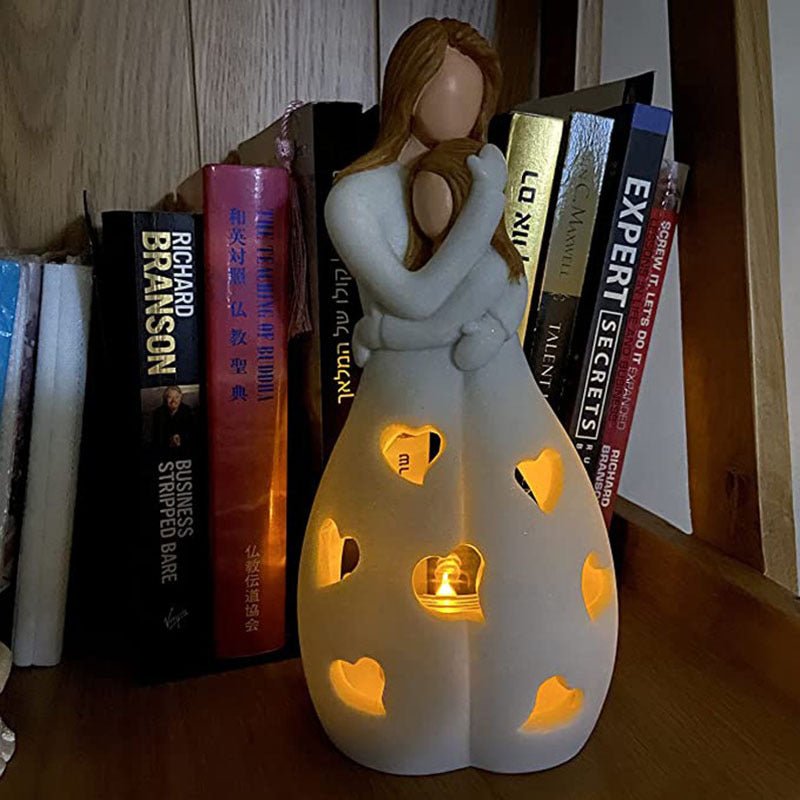 Mother's Day Gift Resin Candle Lampshade Ornament | Luxury Home Accessories | Heulog Glow