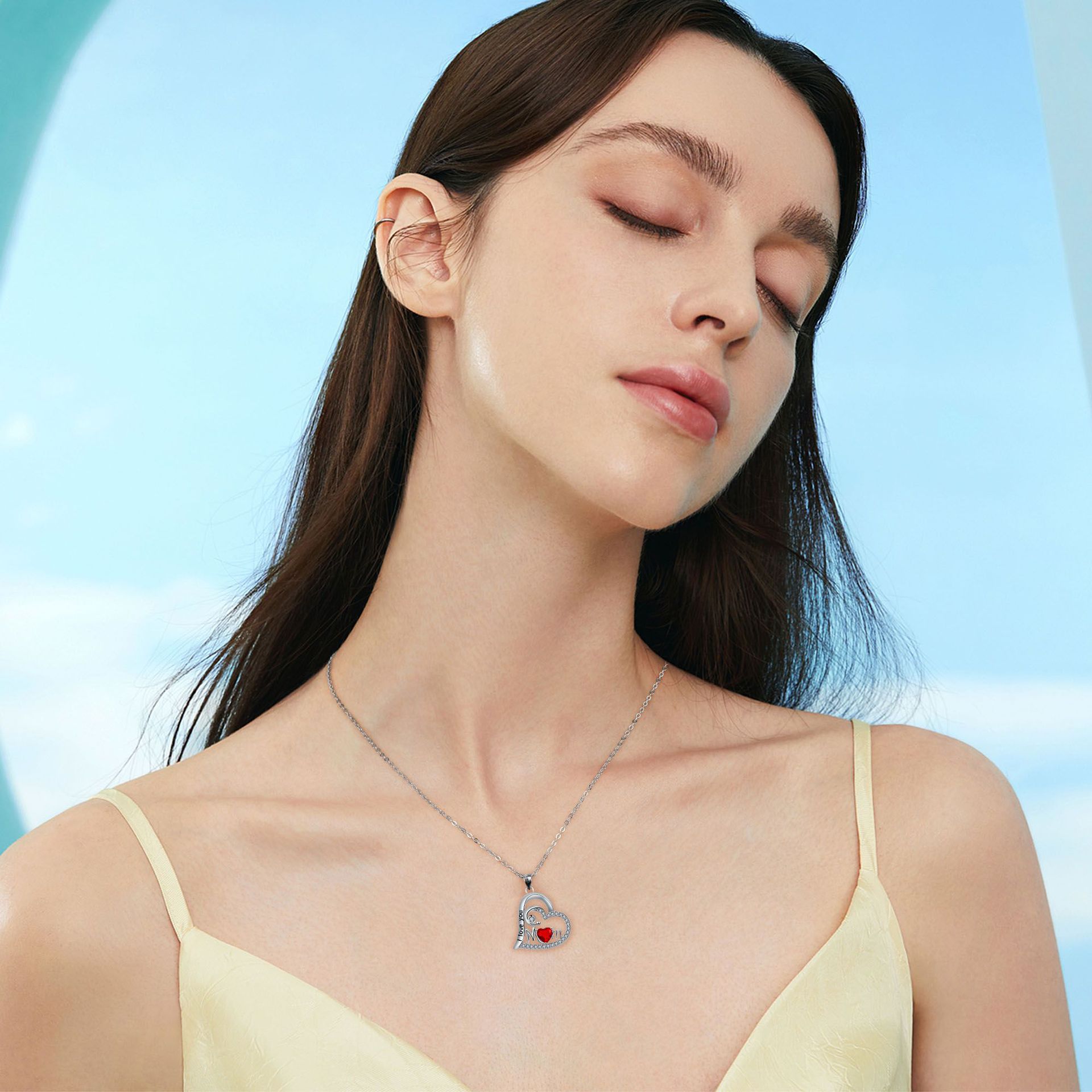 Mother's Day Necklace Mom Pendant Necklace Gift | Luxury Home Accessories | Heulog Glow