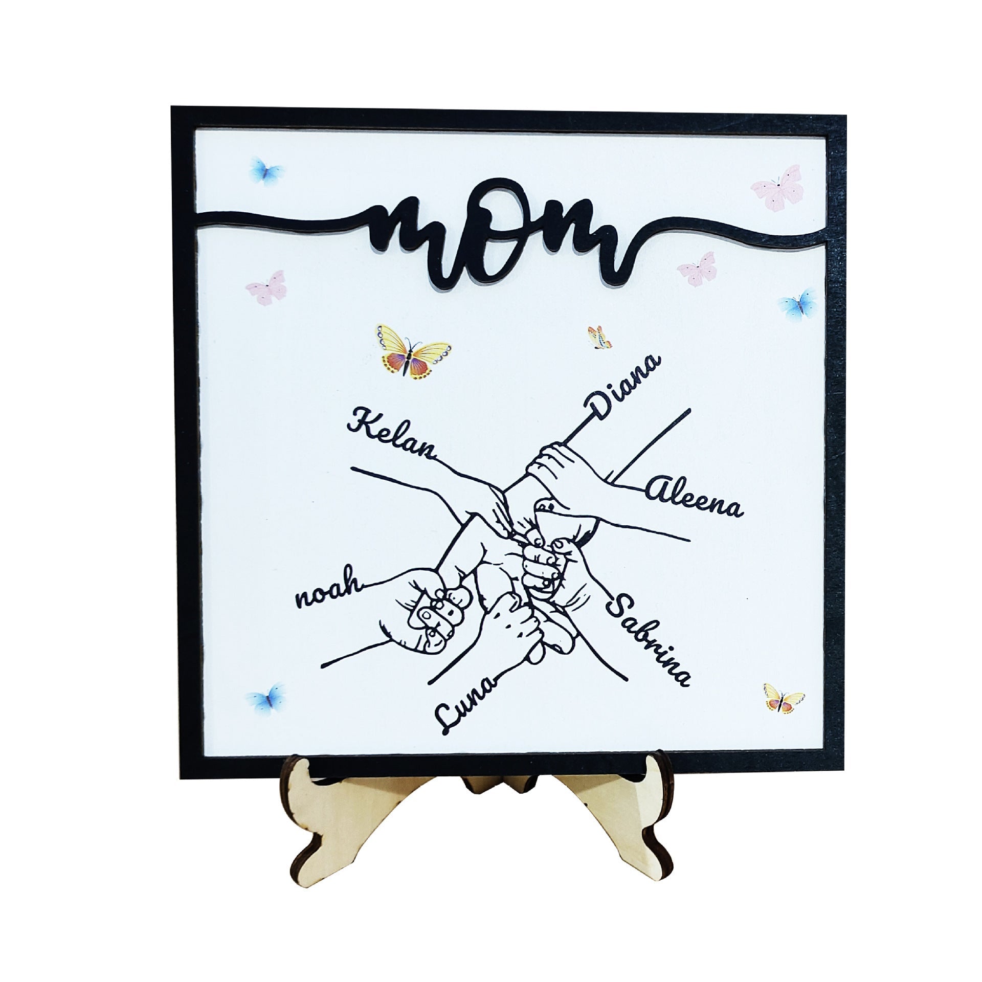 Mother's Day Souvenir Gift Wooden Frame Ornament | Luxury Home Accessories | Heulog Glow