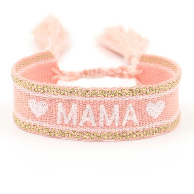 Mother's Day Woven Bracelet Flannel Mother's Day Commemorative Gift Carrying Strap | Luxury Home Accessories | Heulog Glow
