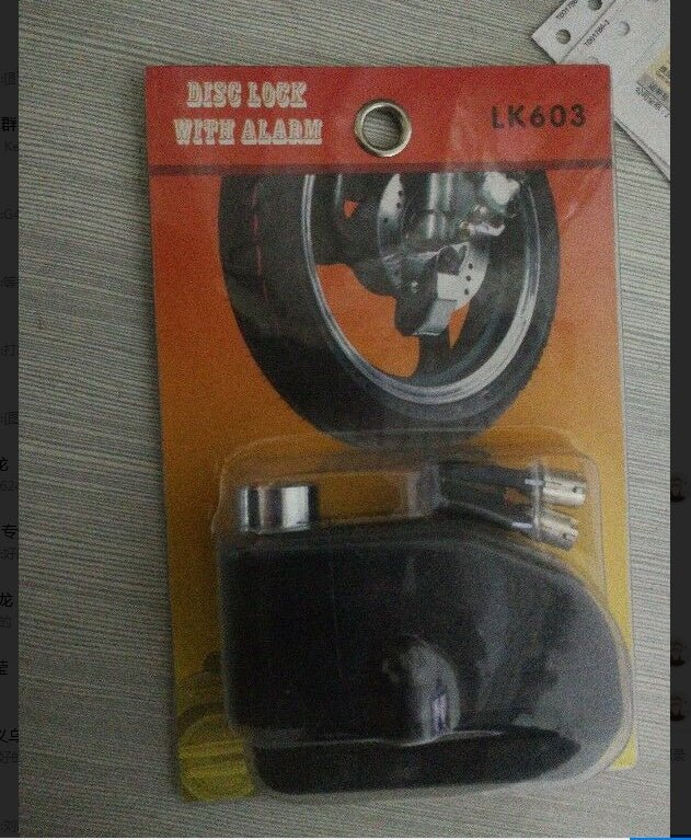 Motorcycle alarm disc brake lock anti-theft lock | Luxury Home Accessories | Heulog Glow