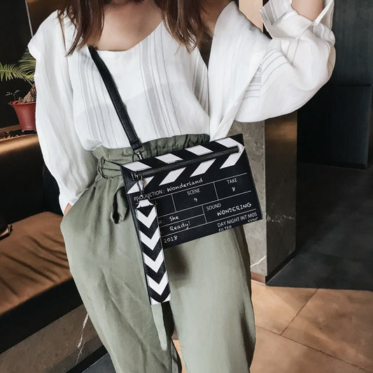 Movie Prop Design Pu Leather Casual Women's Clutch Envelope Bag Women Shoulder Bags Crossbody Messener Bag | Luxury Home Accessories | Heulog Glow