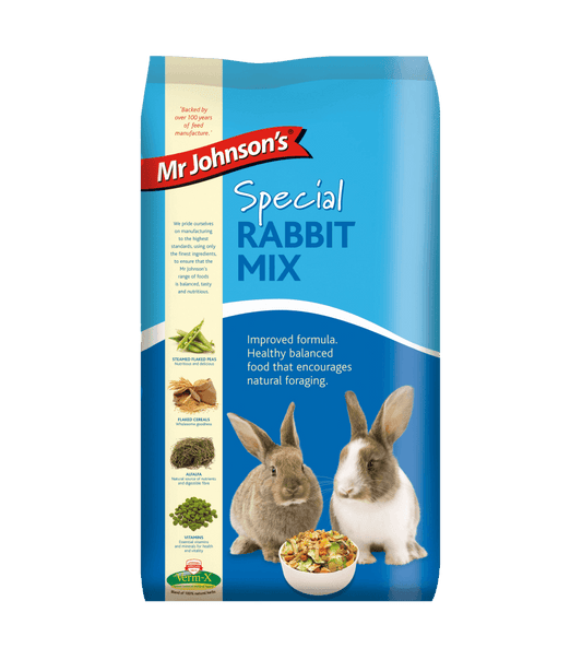 Mr Johnsons Special Rabbit Mix - No Added Pellets 15kg | Luxury Home Accessories | Heulog Glow