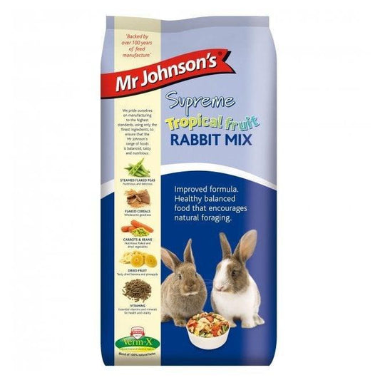 Mr Johnsons Supreme Rabbit Tropical Fruit Mix 2.25kg | Luxury Home Accessories | Heulog Glow