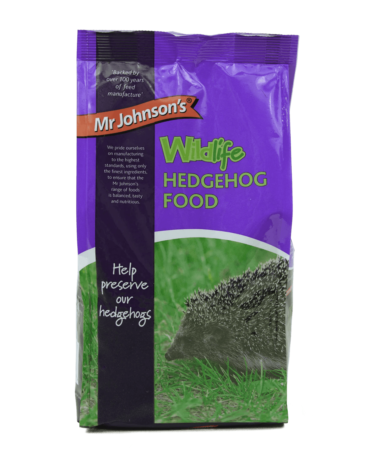 Mr Johnsons Wildlife Hedgehog Food 2KG | Luxury Home Accessories | Heulog Glow