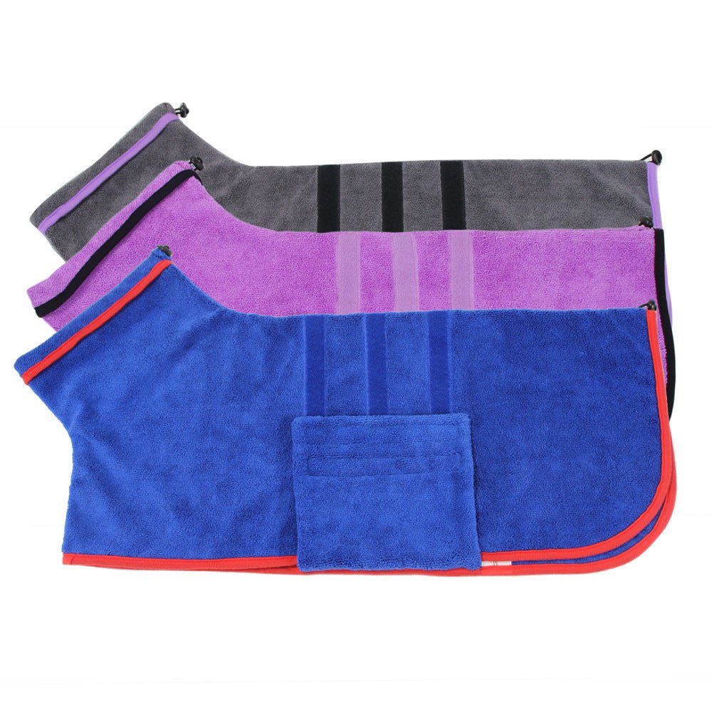 Multi Color Absorbent All Inclusive Pet Bathrobe | Luxury Home Accessories | Heulog Glow