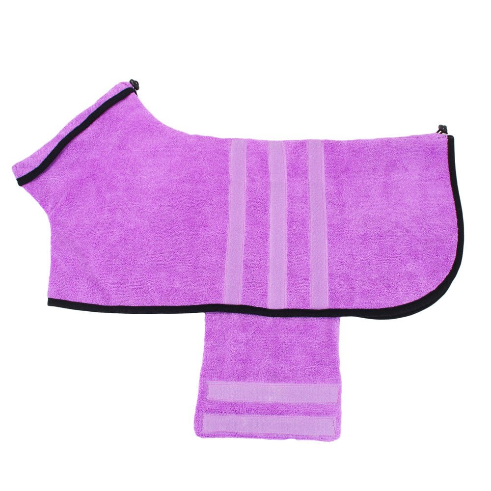 Multi Color Absorbent All Inclusive Pet Bathrobe | Luxury Home Accessories | Heulog Glow