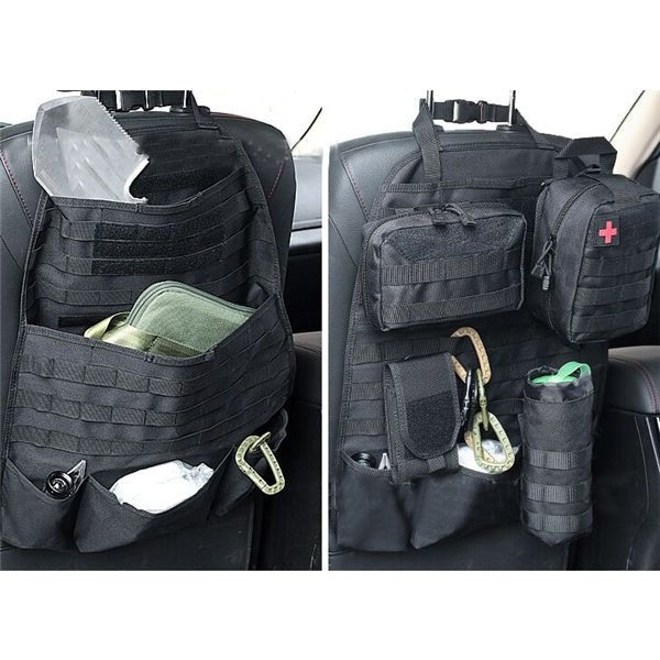 Multi-function Tactical Universal Car Back Seat Organizer Cover Bag | Luxury Home Accessories | Heulog Glow