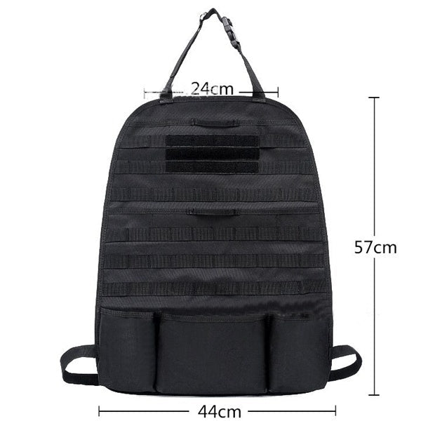 Multi-function Tactical Universal Car Back Seat Organizer Cover Bag | Luxury Home Accessories | Heulog Glow