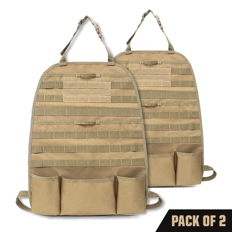 Multi-function Tactical Universal Car Back Seat Organizer Cover Bag | Luxury Home Accessories | Heulog Glow