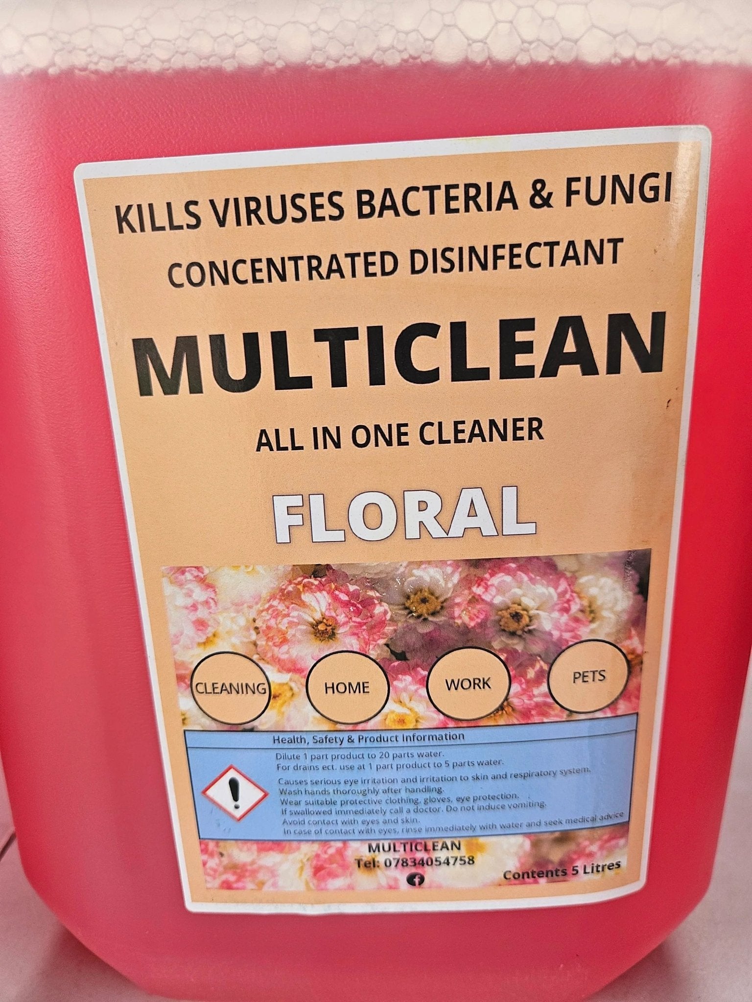 Multiclean Pet Safe Disinfectant & Cleaners 1 Litre | Luxury Home Accessories | Heulog Glow