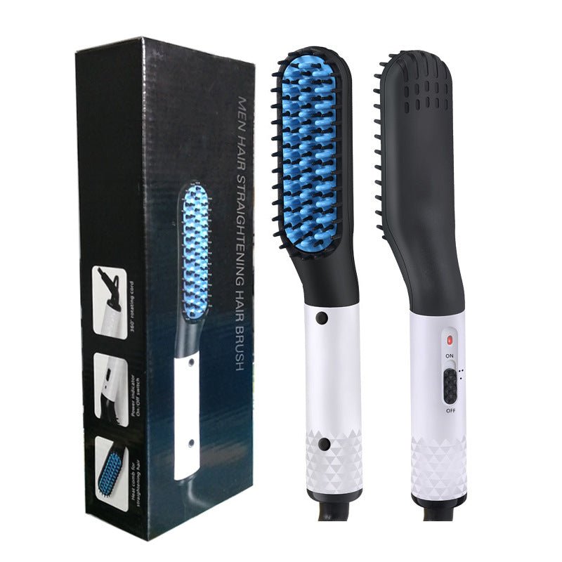 Multifunctional Hair Straightener Hair Comb Brush Men Beard Straightener Straightening | Luxury Home Accessories | Heulog Glow