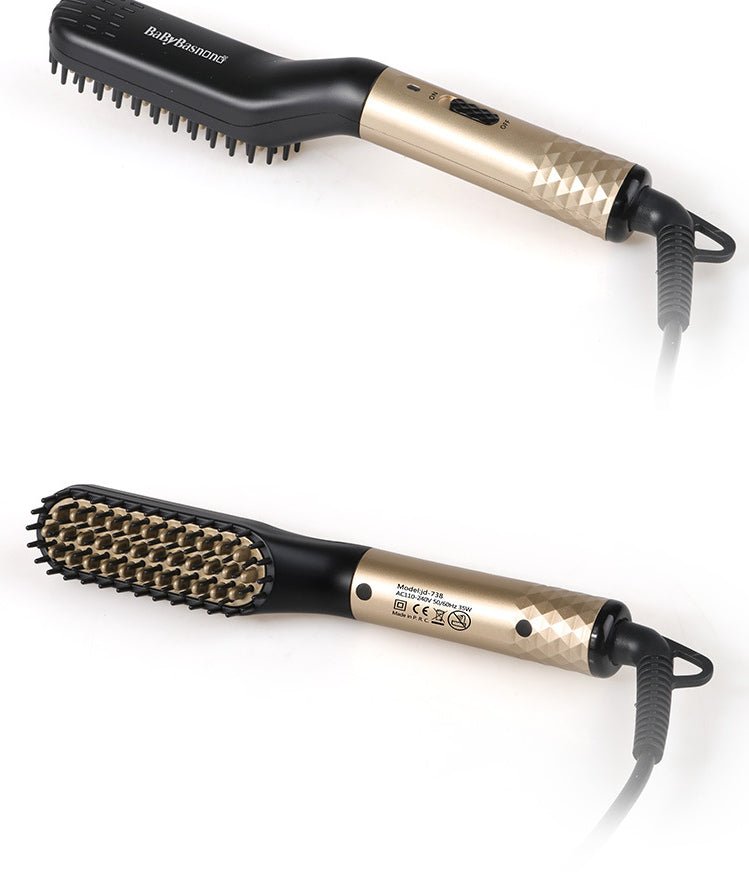 Multifunctional Hair Straightener Hair Comb Brush Men Beard Straightener Straightening | Luxury Home Accessories | Heulog Glow