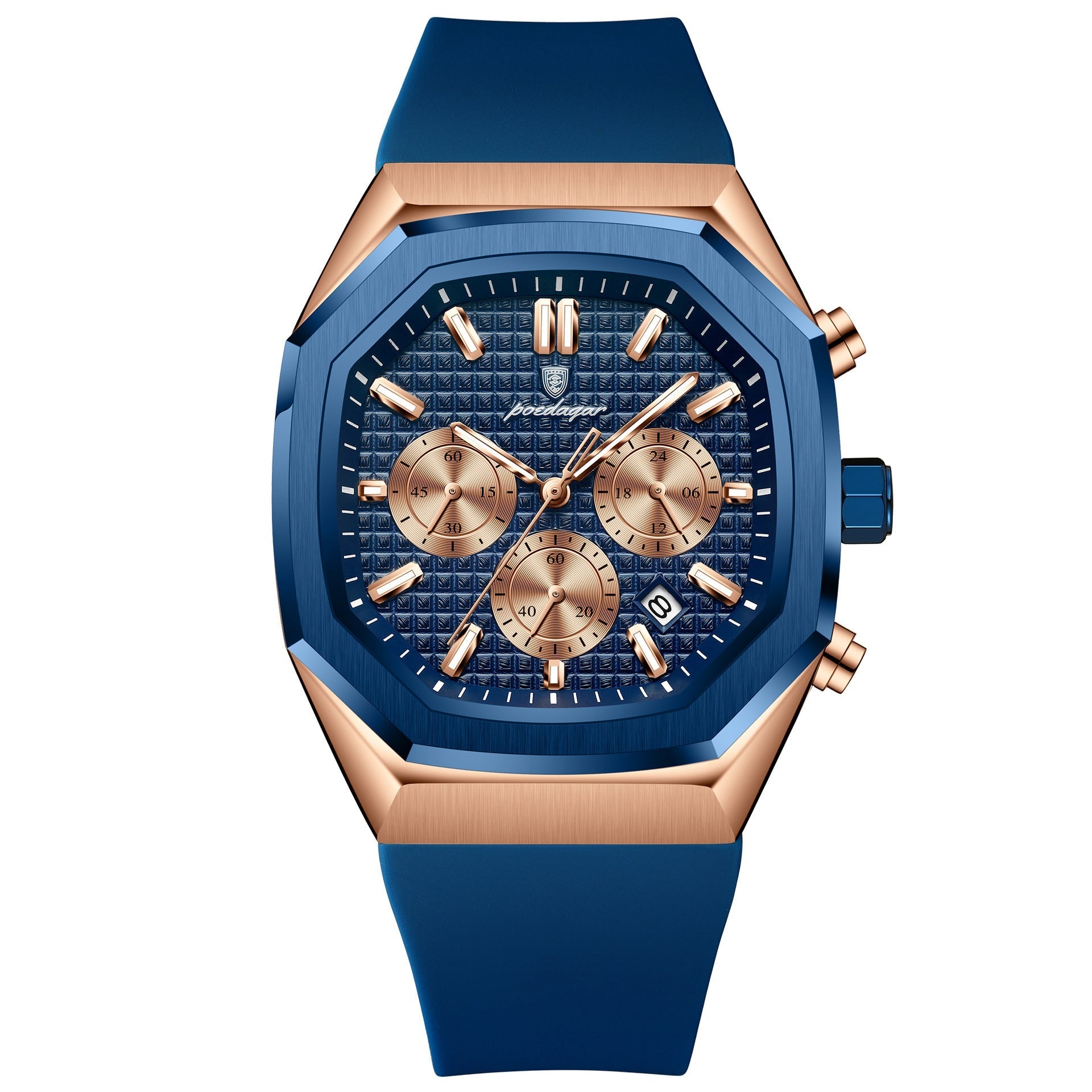Multifunctional Six-pin Calendar Men's Watch Large Dial | Luxury Home Accessories | Heulog Glow