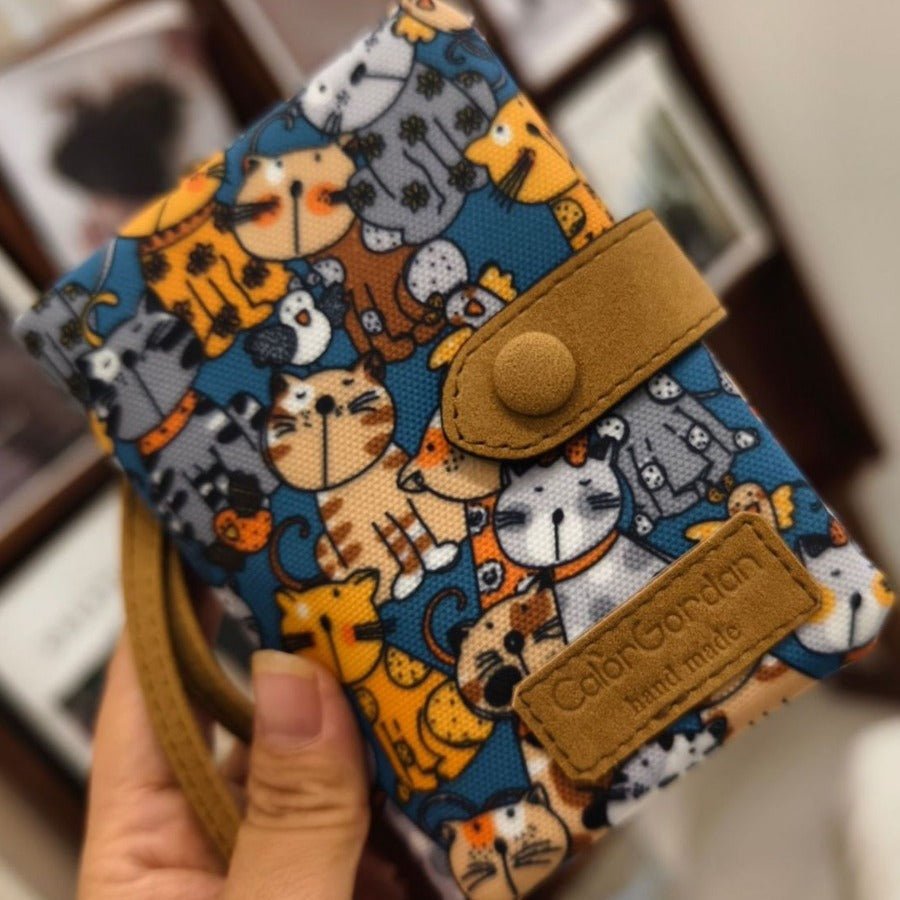 Multifunctional Tri-fold Fashion Multi-card-slot Printed Wallet | Luxury Home Accessories | Heulog Glow