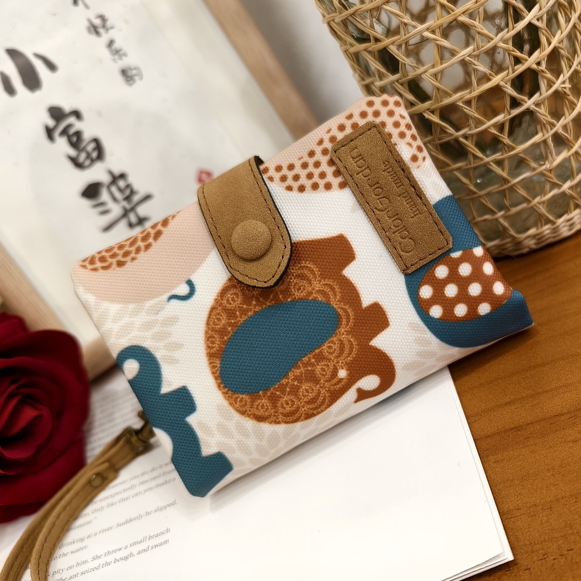 Multifunctional Tri-fold Fashion Multi-card-slot Printed Wallet | Luxury Home Accessories | Heulog Glow