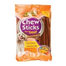 Munch & Crunch Chew Sticks with Beef, 20pk | Luxury Home Accessories | Heulog Glow