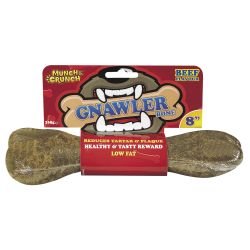 Munch & Crunch Gnawler Bone Beef, 12pk 8" | Luxury Home Accessories | Heulog Glow