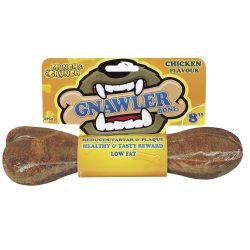 Munch & Crunch Gnawler Bone Chicken, 12pk 8" | Luxury Home Accessories | Heulog Glow
