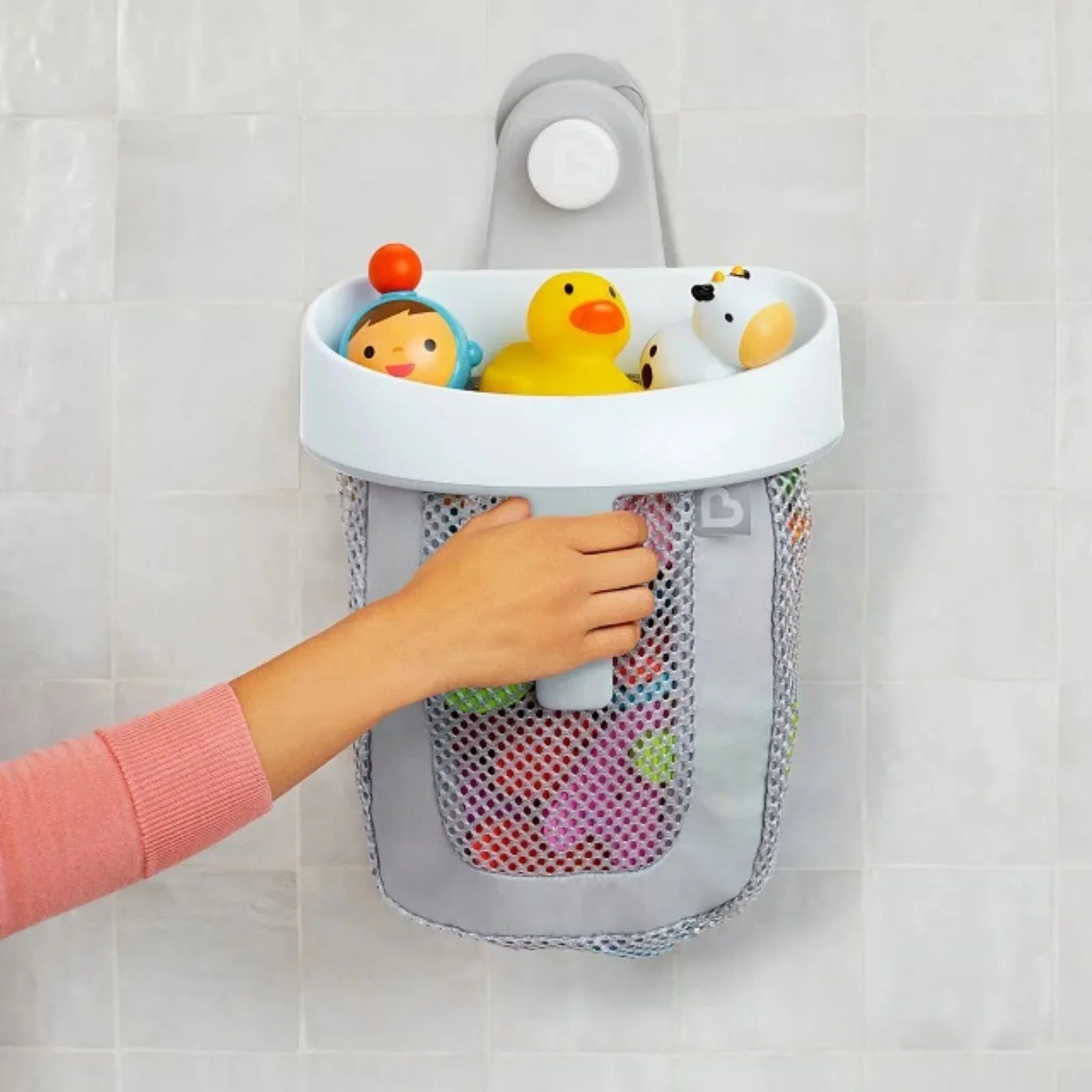 Munchkin Super Scoop Bath Toy Organiser | Luxury Home Accessories | Heulog Glow