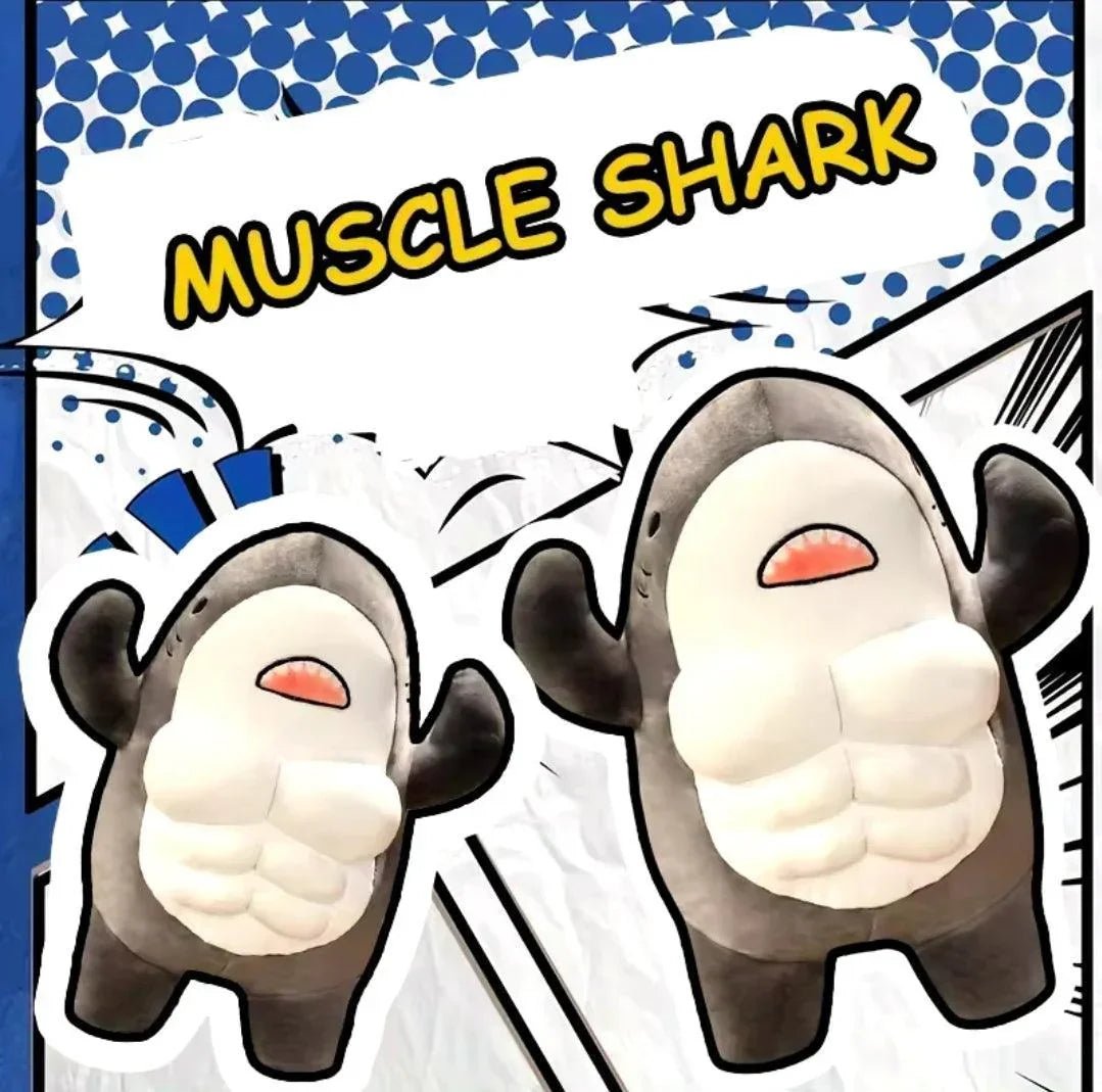 Muscle Shark - Dog Toy | Luxury Home Accessories | Heulog Glow