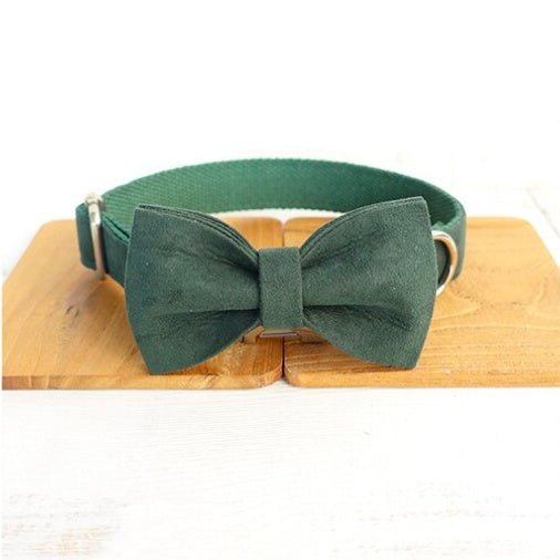 MUTTCO pet collar bow traction set | Luxury Home Accessories | Heulog Glow