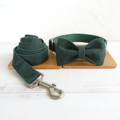 MUTTCO pet collar bow traction set | Luxury Home Accessories | Heulog Glow