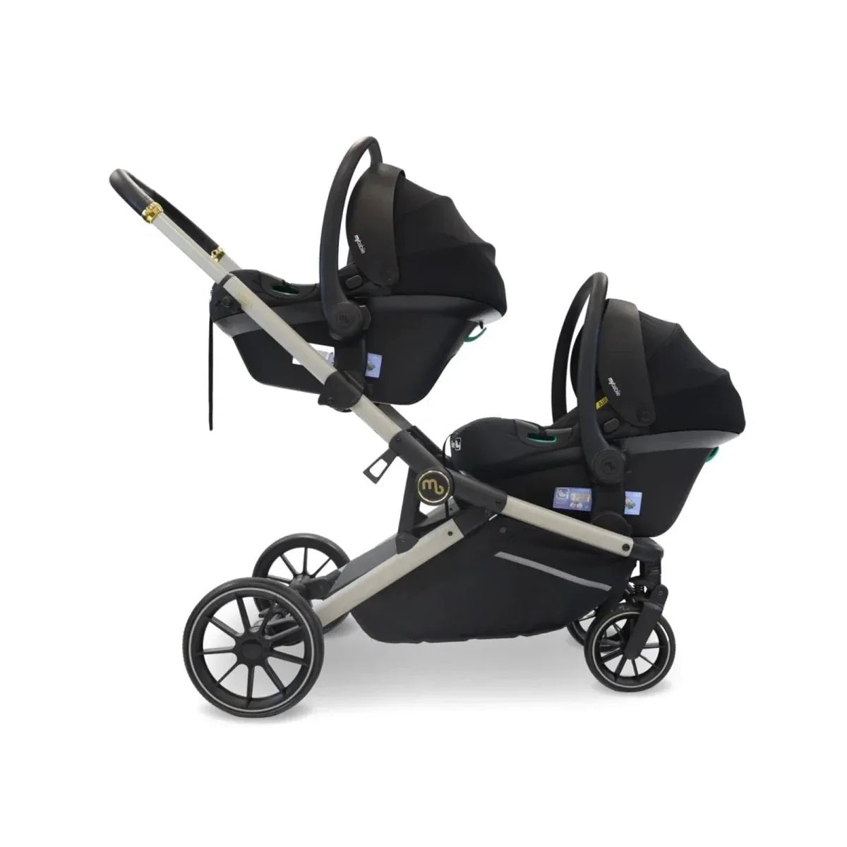 My Babiie MB33 Tandem Pushchair - Ivory | Luxury Home Accessories | Heulog Glow