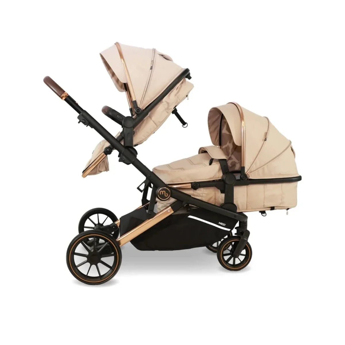My Babiie MB33 Twin Travel System - Giraffe | Luxury Home Accessories | Heulog Glow