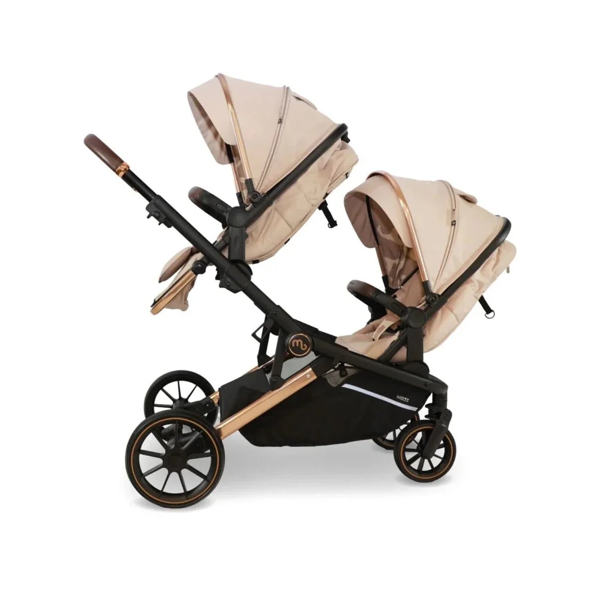 My Babiie MB33 Twin Travel System - Giraffe | Luxury Home Accessories | Heulog Glow