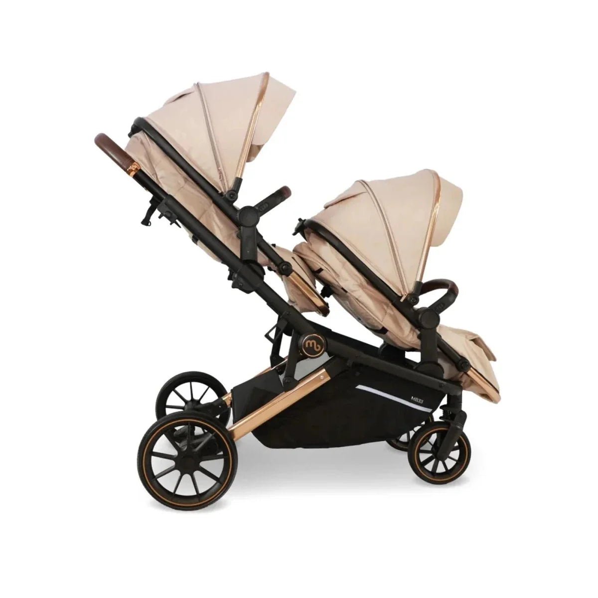 My Babiie MB33 Twin Travel System - Giraffe | Luxury Home Accessories | Heulog Glow