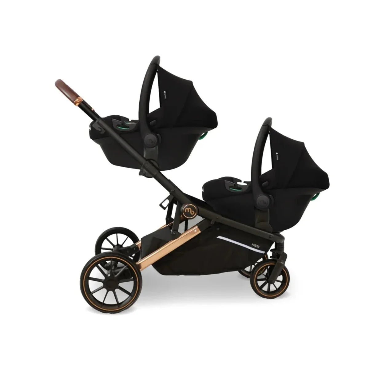 My Babiie MB33 Twin Travel System - Giraffe | Luxury Home Accessories | Heulog Glow