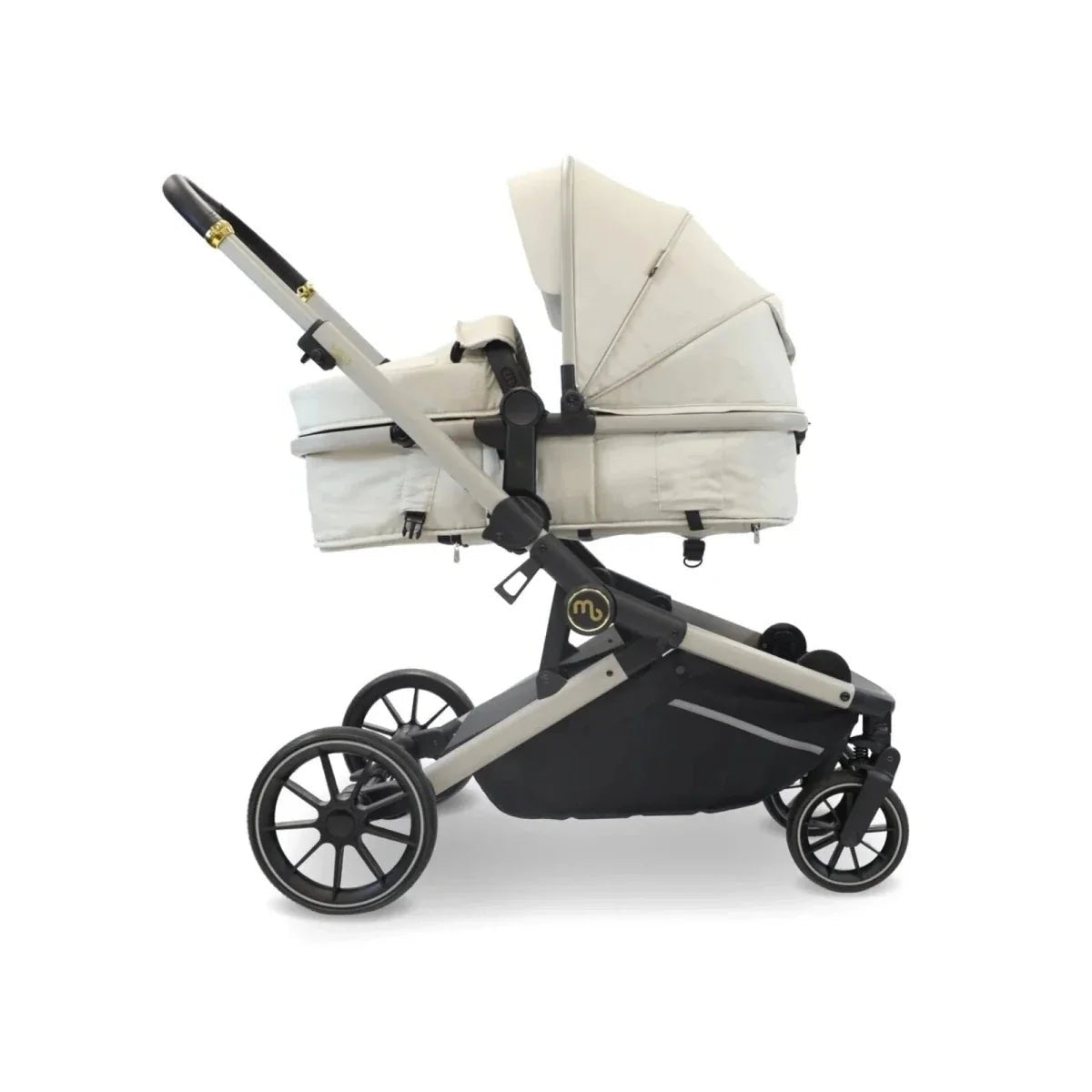 My Babiie MB33 Twin Travel System - Ivory | Luxury Home Accessories | Heulog Glow