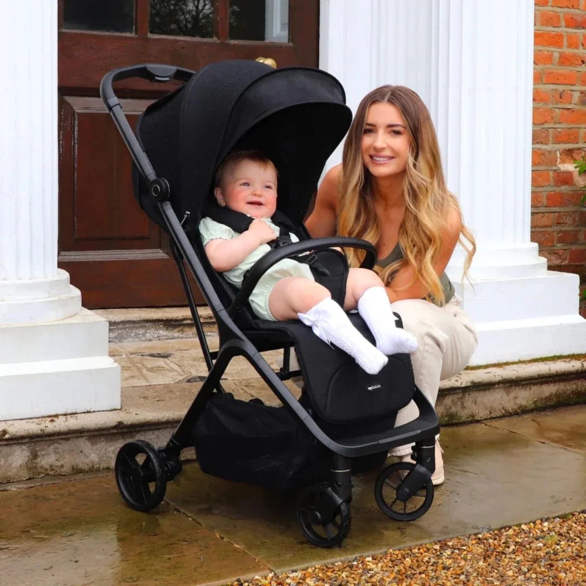 My Babiie MBX7 Auto-Fold Compact Stroller - Camel | Luxury Home Accessories | Heulog Glow