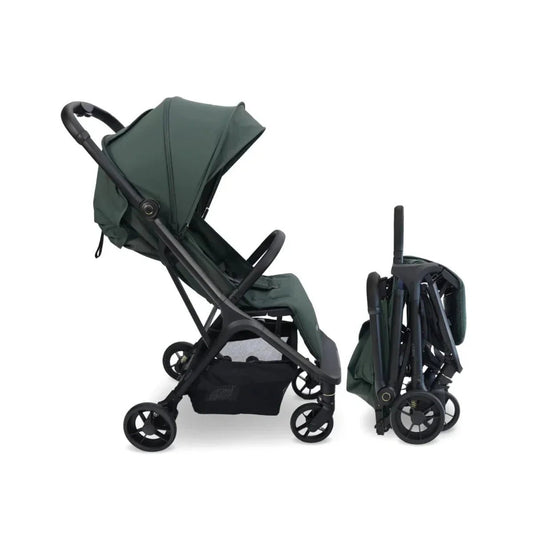 My Babiie MBX7 Auto-Fold Compact Stroller - Forest Green | Luxury Home Accessories | Heulog Glow