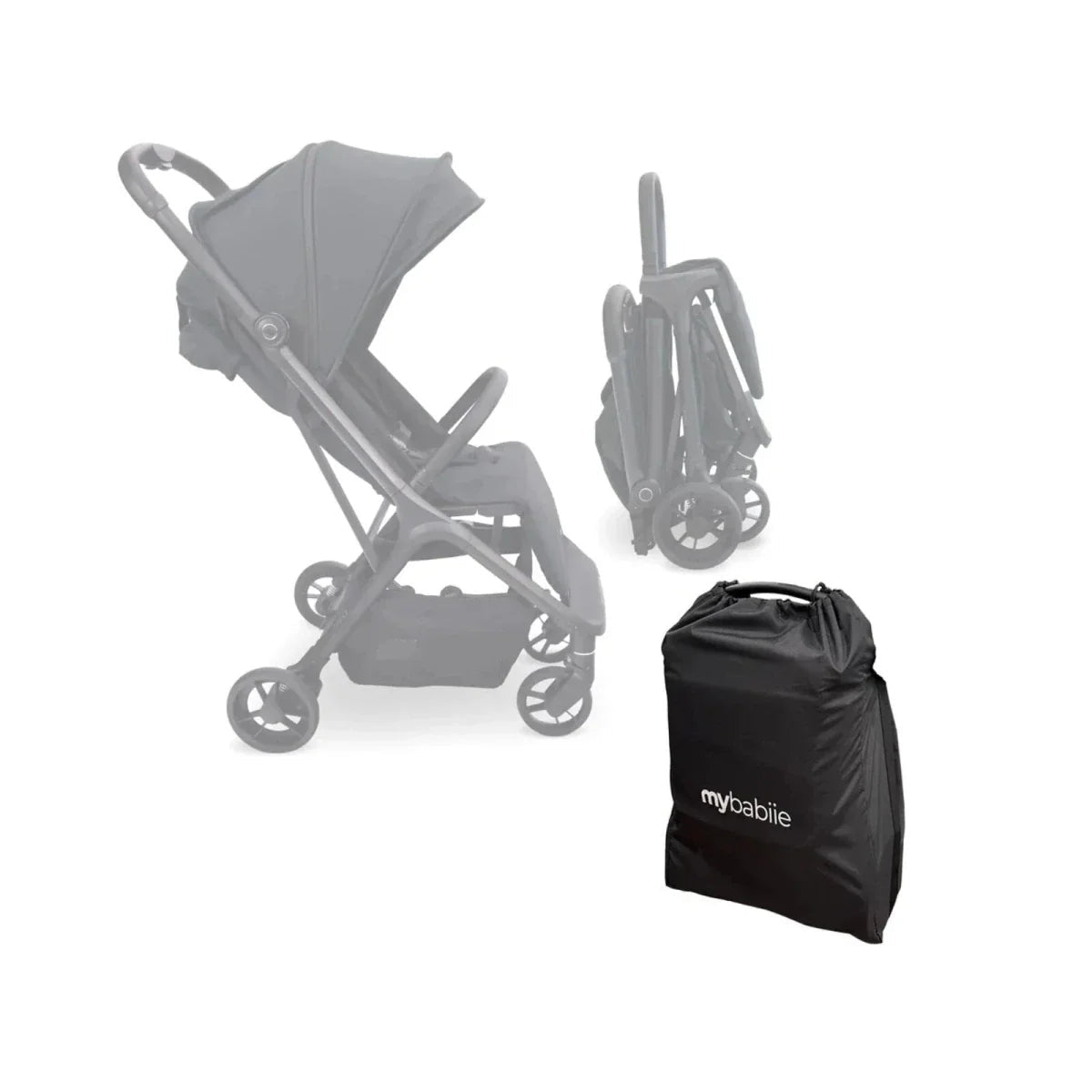 My Babiie MBX7 Auto-Fold Compact Stroller - Indigo | Luxury Home Accessories | Heulog Glow