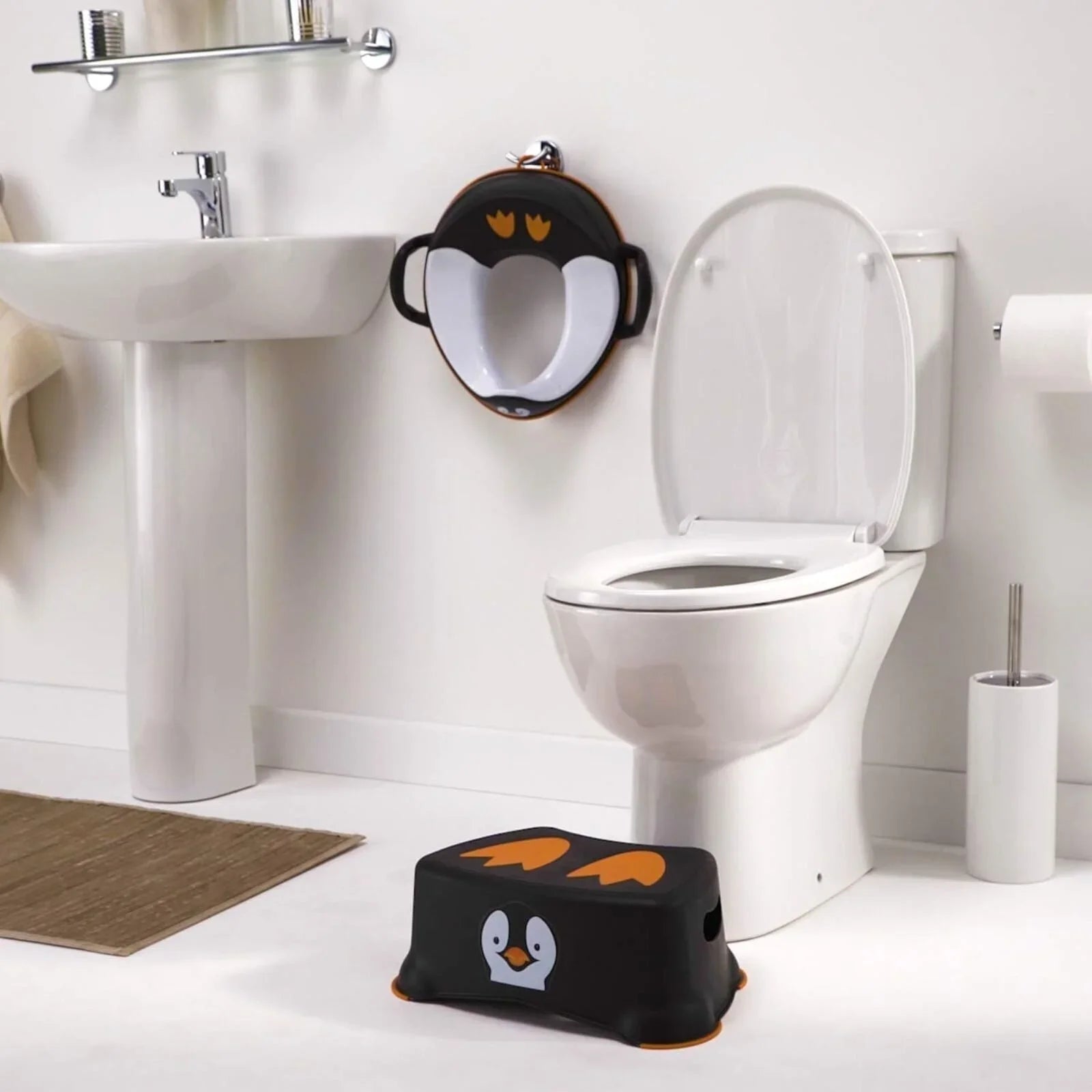 My Little Step Stool - Penguin | Luxury Home Accessories | Heulog Glow