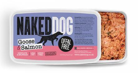 NAKED DOG Offal Free Goose & Salmon 2 x 500g | Luxury Home Accessories | Heulog Glow
