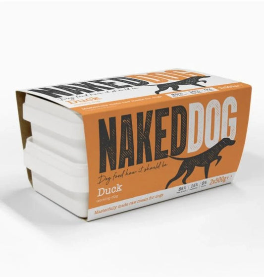 Naked Dog Original 85/15 Duck 1kg | Luxury Home Accessories | Heulog Glow
