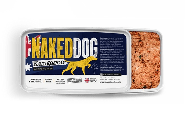 NAKED DOG Pure Kangaroo 2x500g OFFAL FREE | Luxury Home Accessories | Heulog Glow