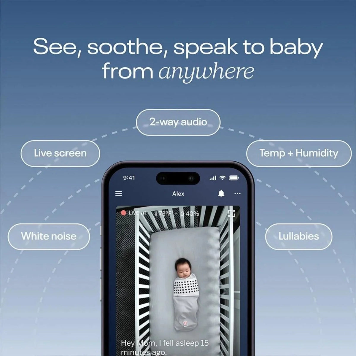 Nanit Pro Baby Monitor & Floor Stand V2 | Luxury Home Accessories | Heulog Glow