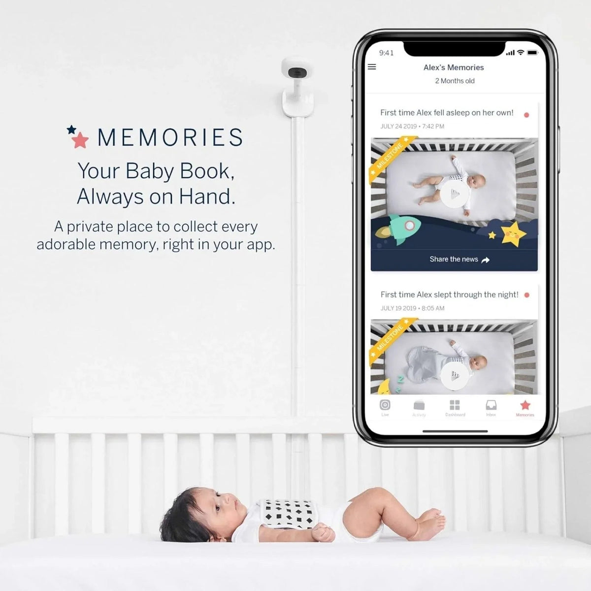 Nanit Pro Baby Monitor & Wall Mount | Luxury Home Accessories | Heulog Glow