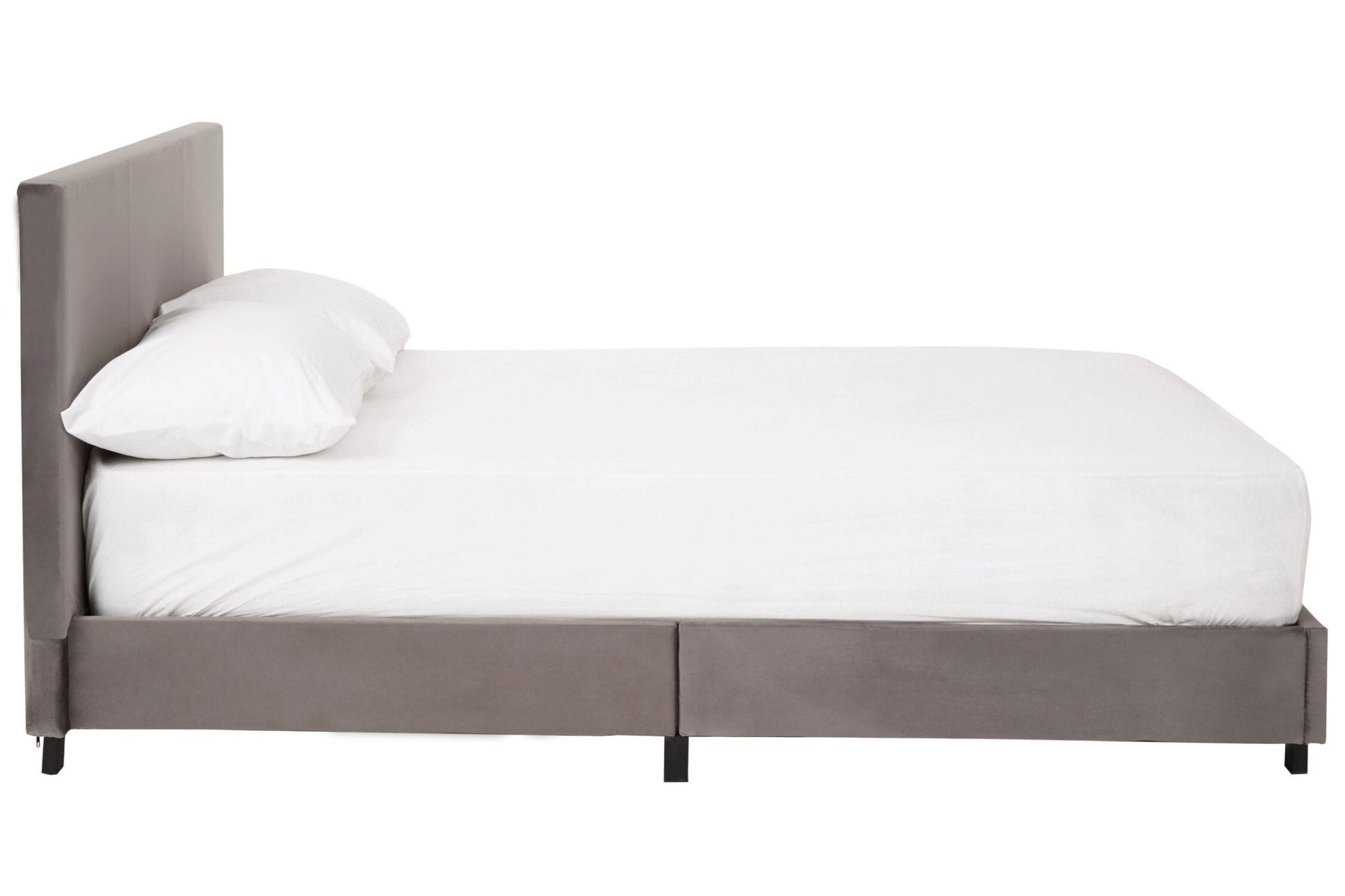 Napoli Grey King Bed | Luxury Home Accessories | Heulog Glow