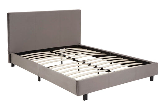 Napoli Grey King Bed | Luxury Home Accessories | Heulog Glow