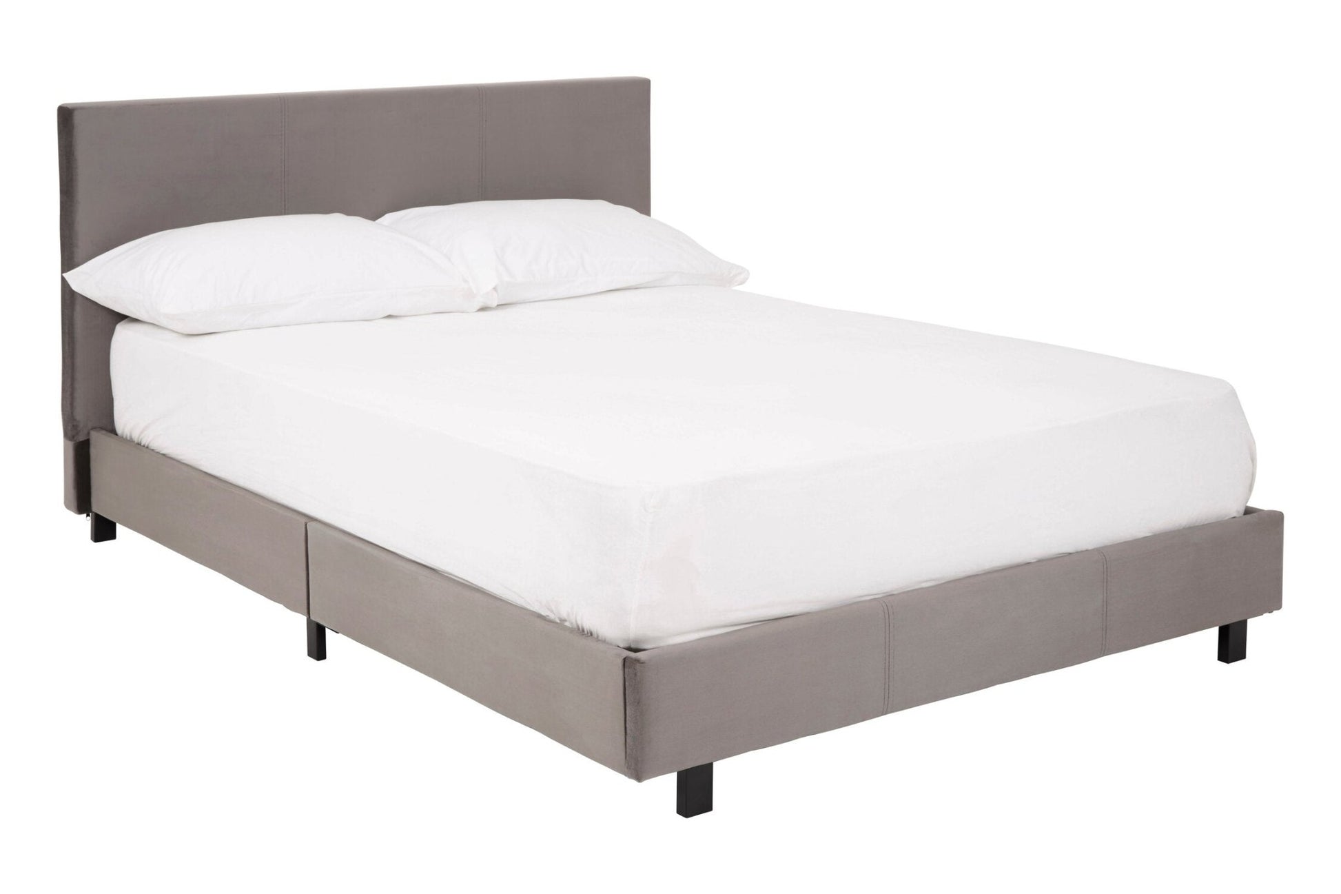 Napoli Grey King Bed | Luxury Home Accessories | Heulog Glow