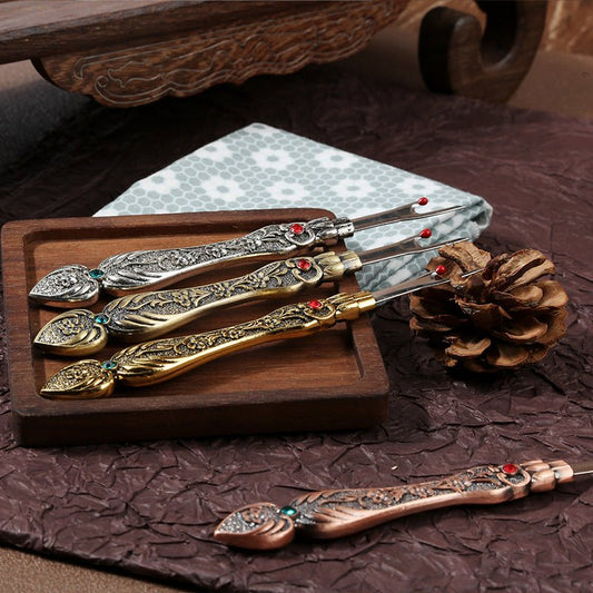 Narcissus Ruyi Handmade Seam Ripper | Luxury Home Accessories | Heulog Glow