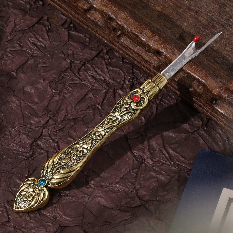 Narcissus Ruyi Handmade Seam Ripper | Luxury Home Accessories | Heulog Glow