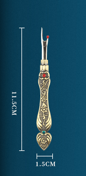 Narcissus Ruyi Handmade Seam Ripper | Luxury Home Accessories | Heulog Glow